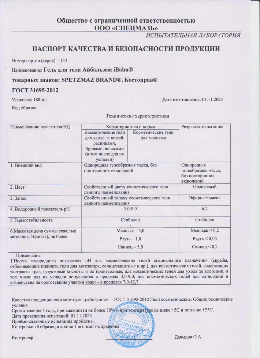 Паспорт №112023